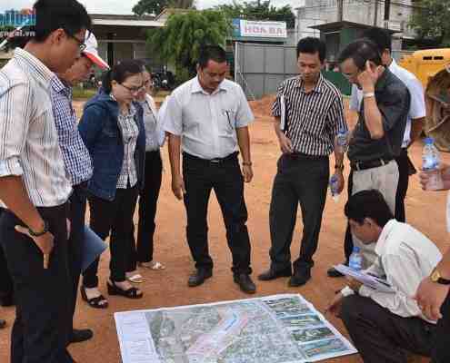kiem tra HĐND tỉnh giám sát các dự án KDC tại Tp Quảng Ngãi