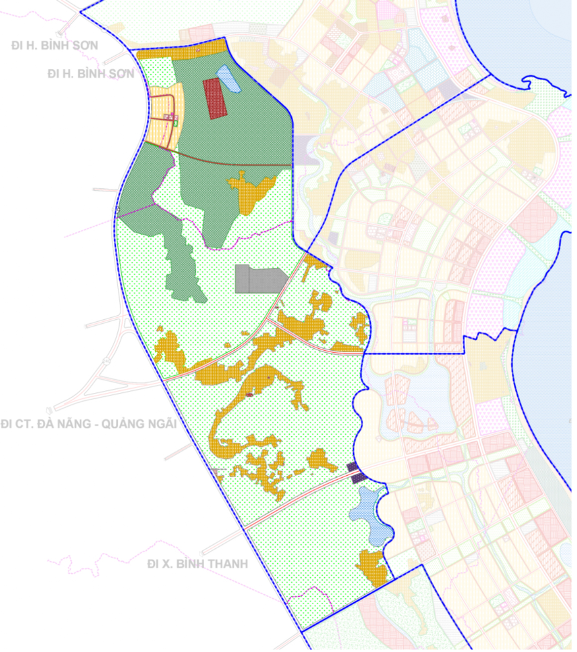 Tieu khu 6 Quy hoạch Khu đô thị, dịch vụ Đông Nam Dung Quất